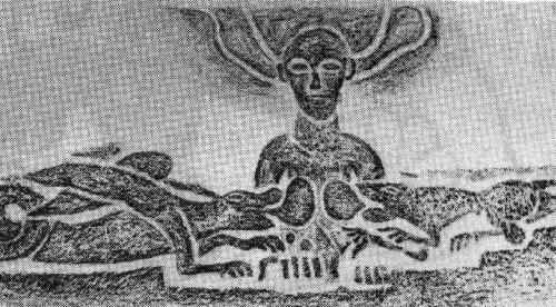 This photo has been turned 180&deg;